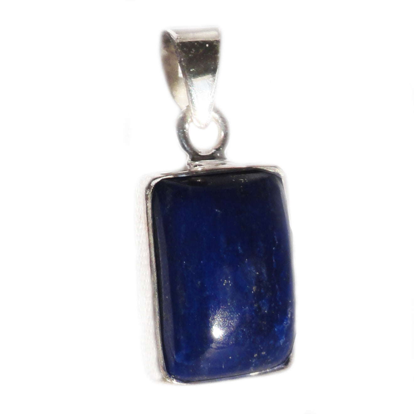 Pendentif lapis-lazuli en argent massif 925