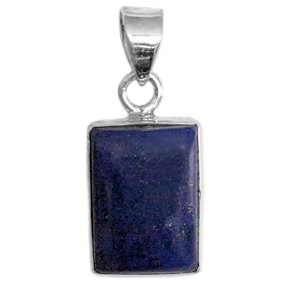 Pendentif lapis-lazuli en argent massif 925
