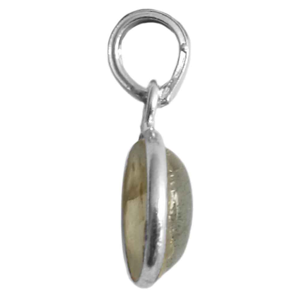 Pendentif labradorite en argent massif 925