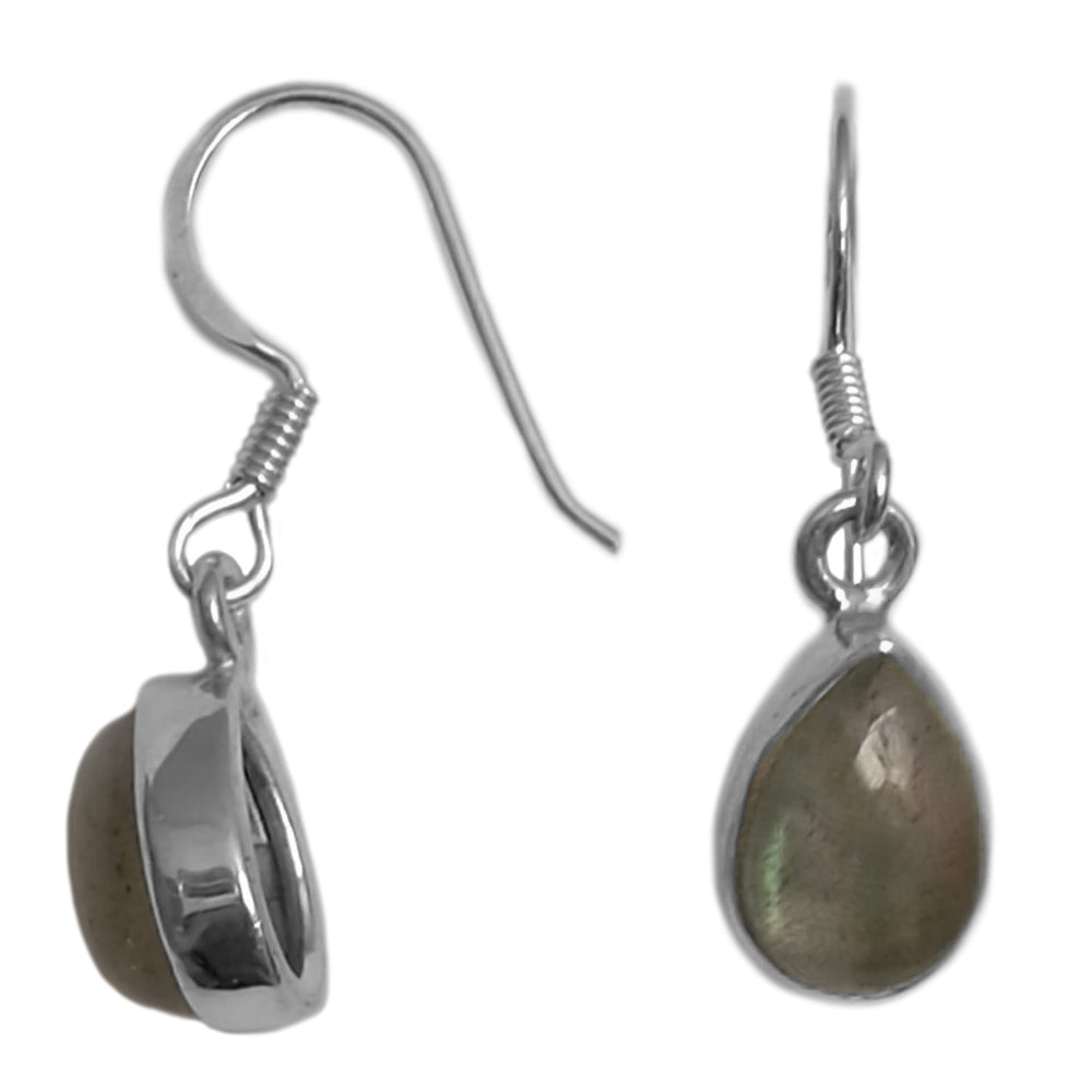 Boucles d’oreilles labradorite en argent 925