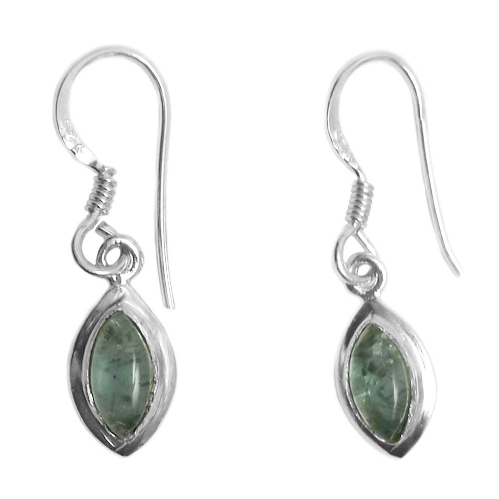 Apatite sterling silver earrings
