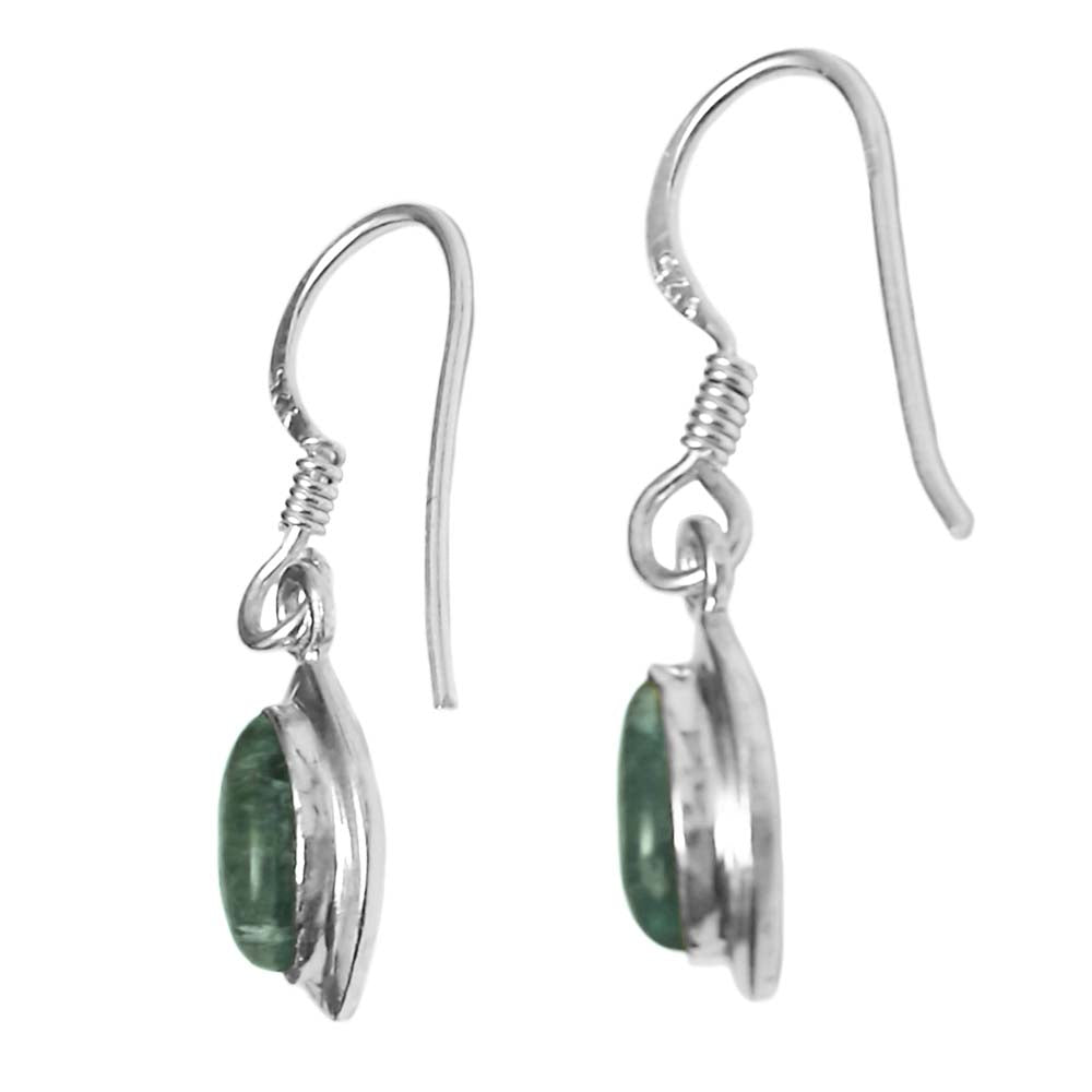 Apatite sterling silver earrings
