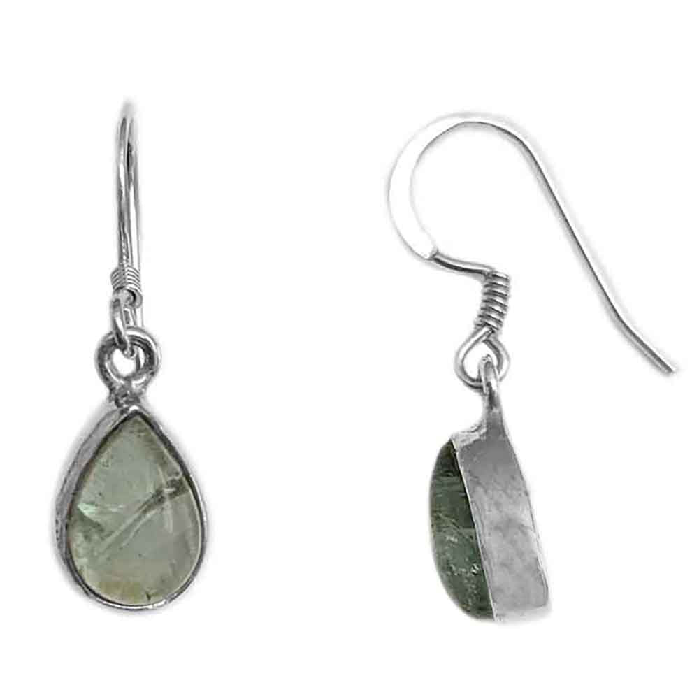 Boucles d’oreilles apatite en argent massif 925