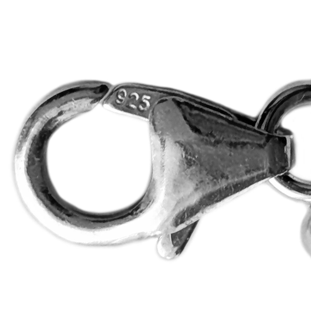 Bracelet œil de tigre en argent massif 925