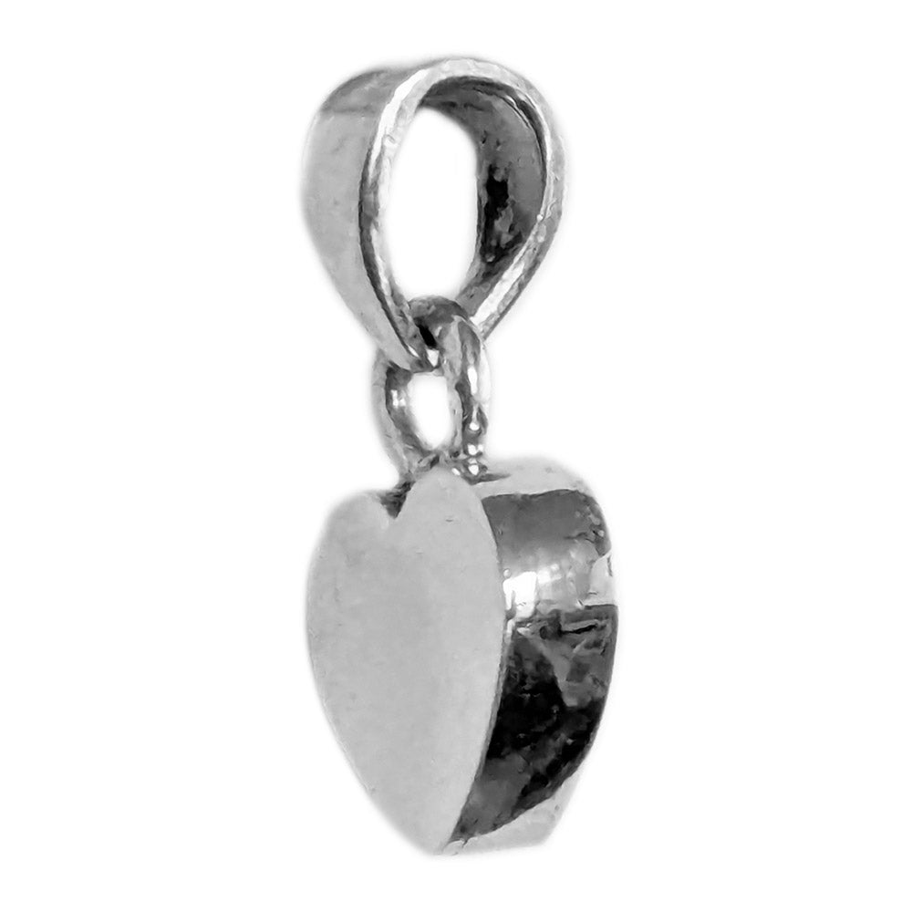 Pendentif cœur en argent massif 925