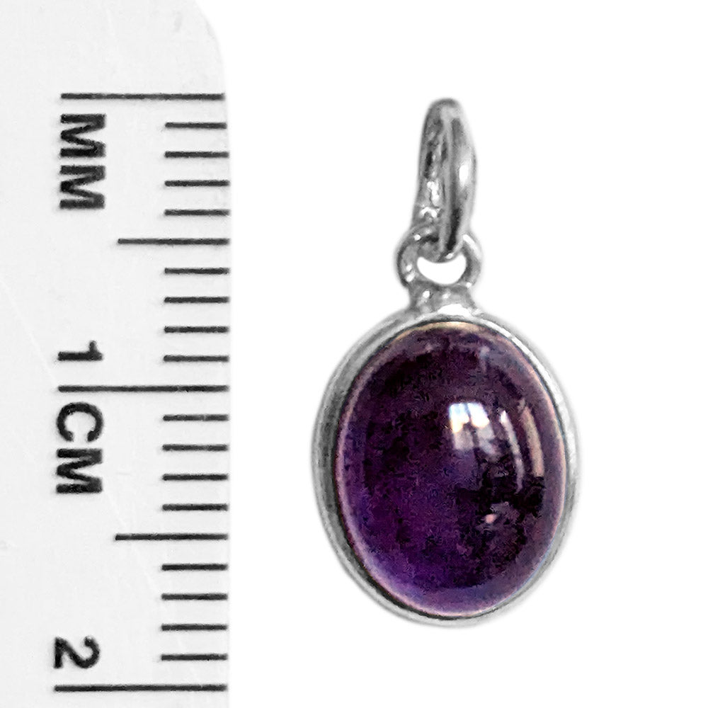 Pendentif améthyste en argent massif 925