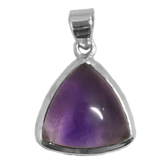 Amethyst sterling silver pendant