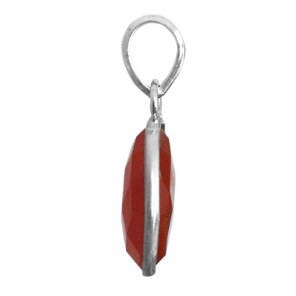 Carnelian pendant in sterling silver 925