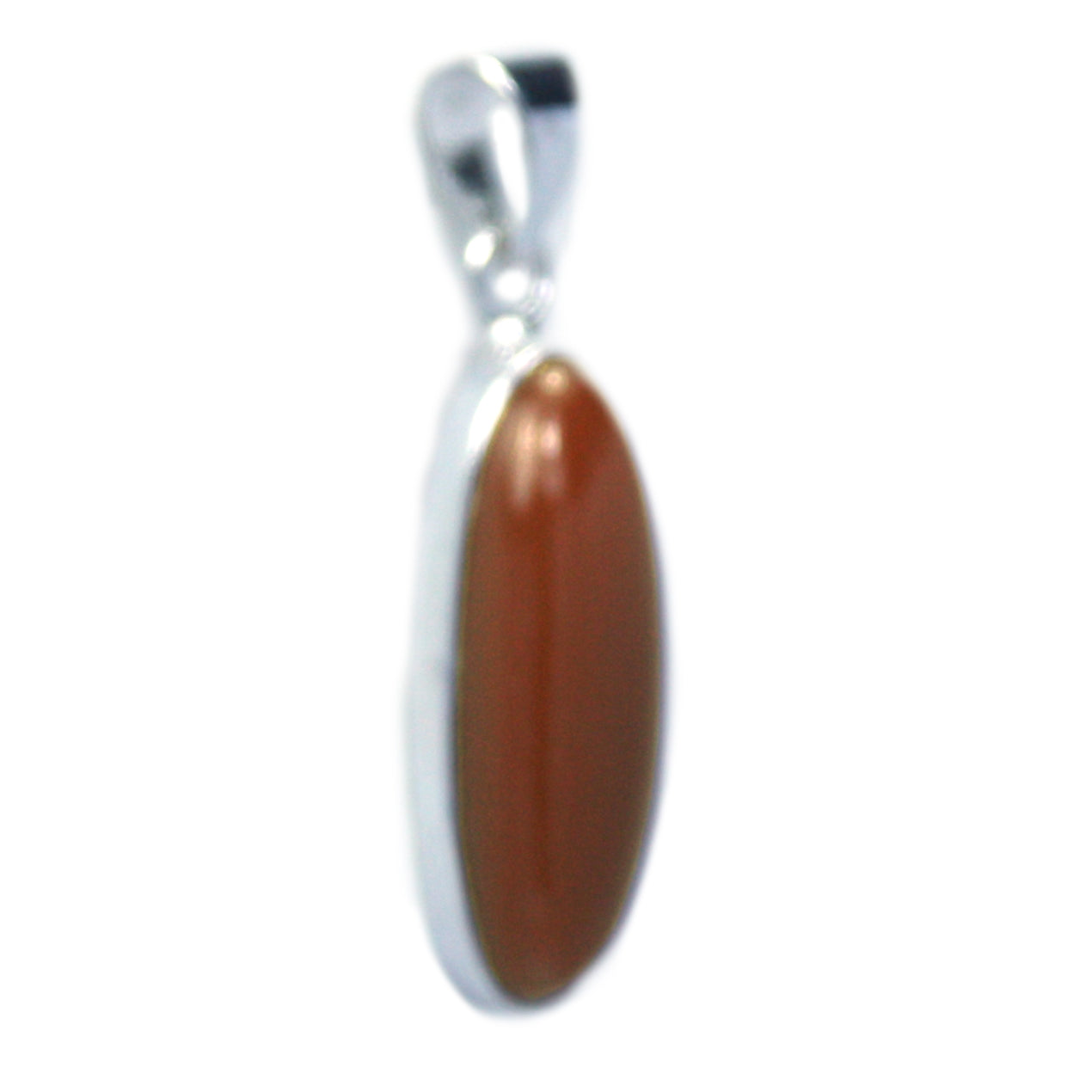 Carnelian pendant in sterling silver 925