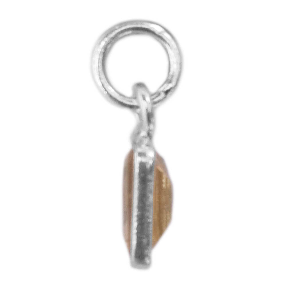 Pendentif citrine en argent massif 925