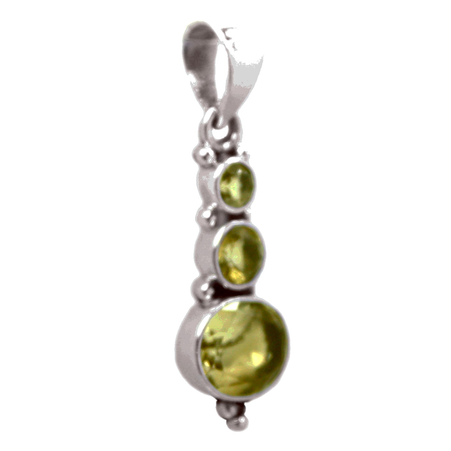 Citrine pendant in sterling silver 925