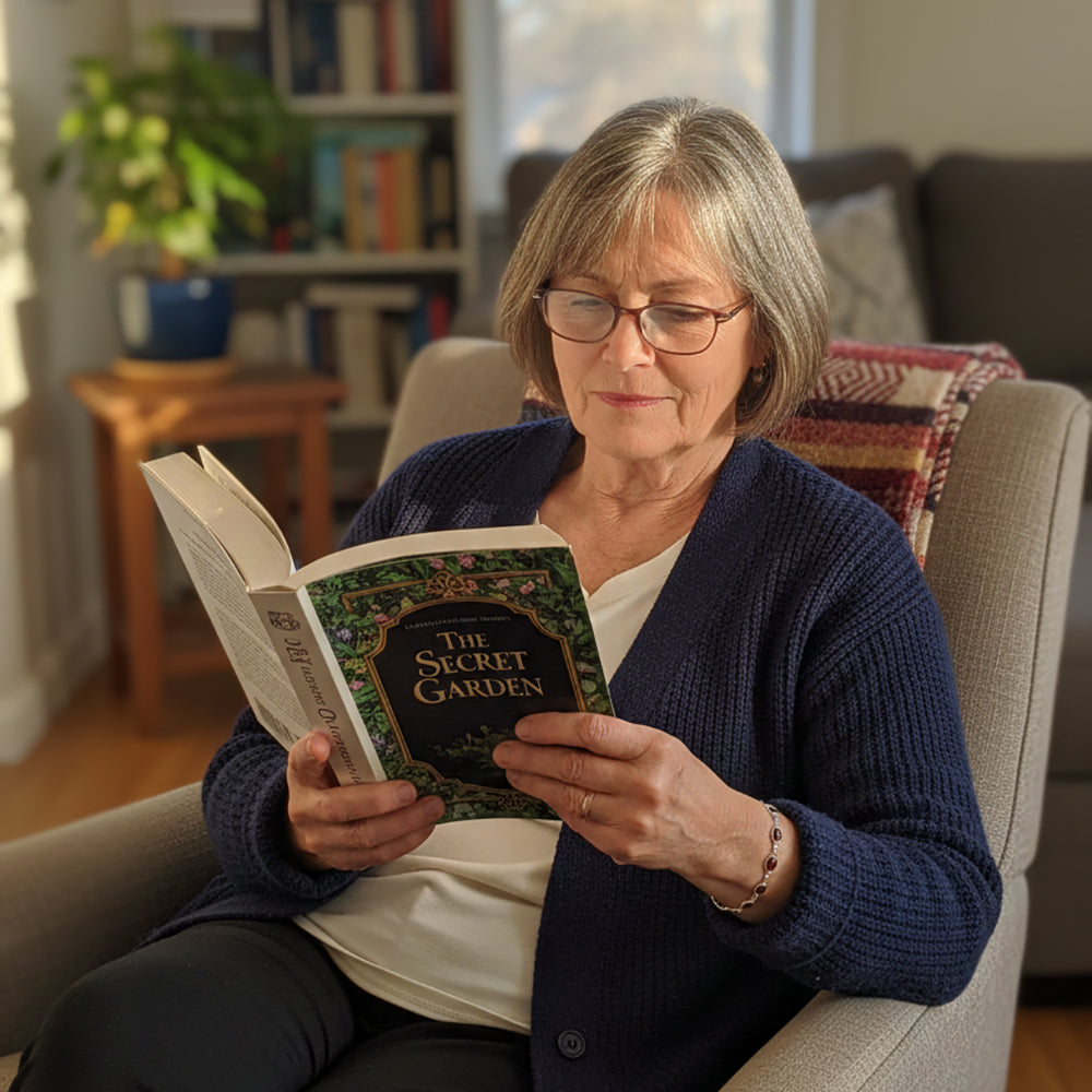 Bracelet grenat en argent massif 925