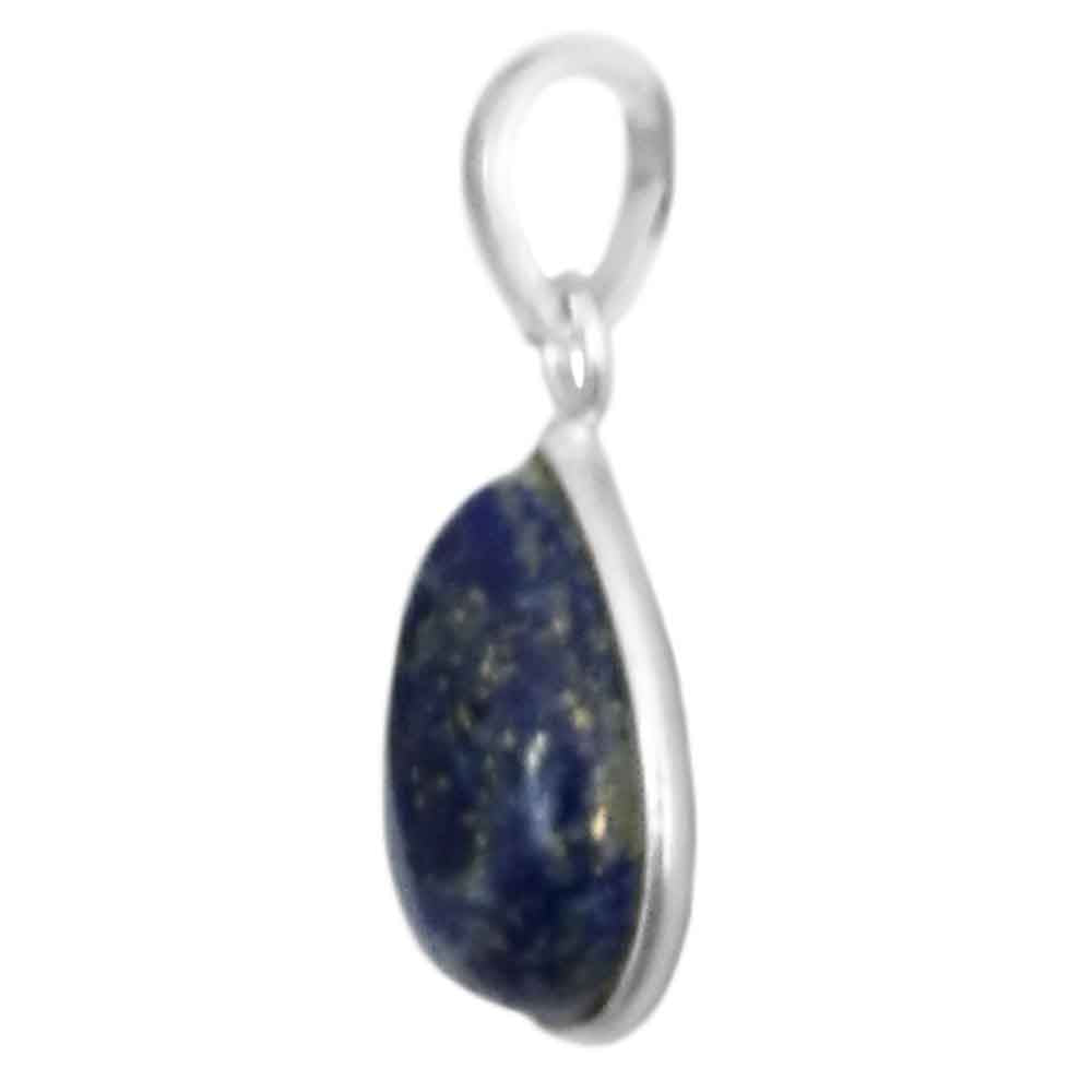 Pendentif lapis-lazuli en argent massif 925