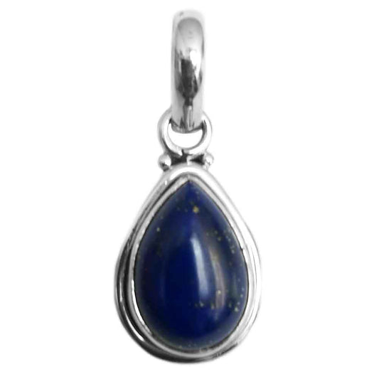 Pendentif lapis-lazuli en argent massif 925