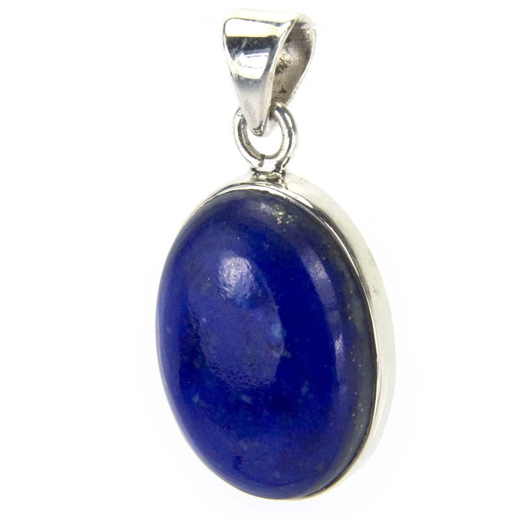 Lapis lazuli sterling silver pendant