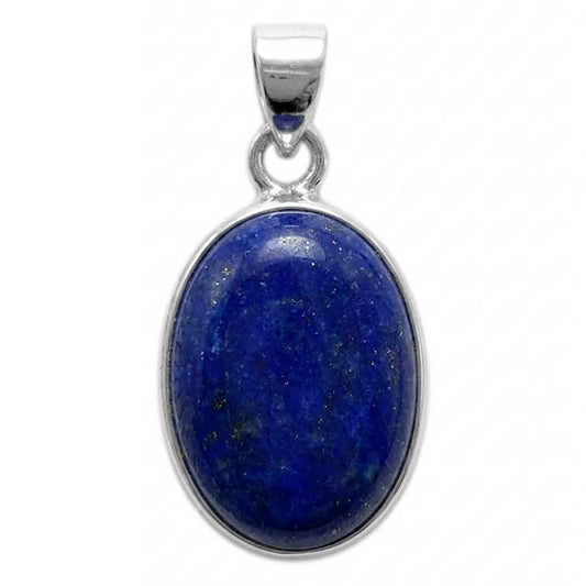 Lapis lazuli sterling silver pendant