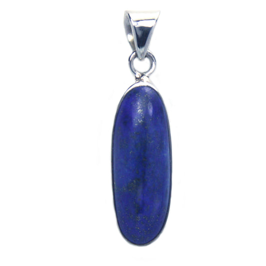 Lapis lazuli pendant in sterling silver 925