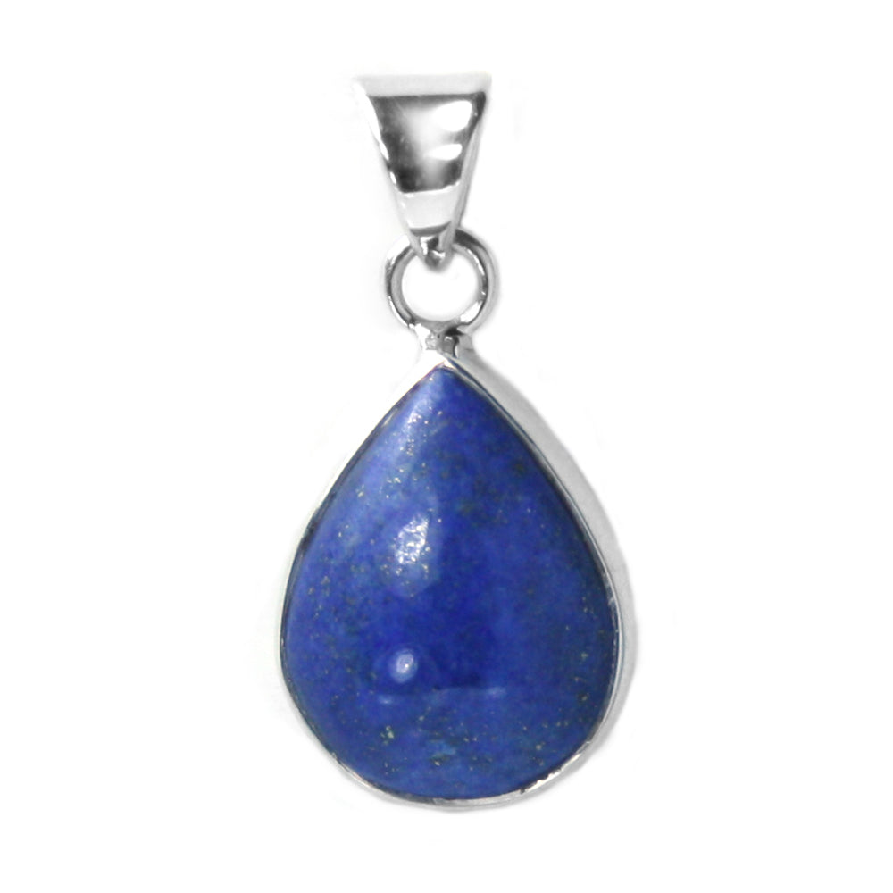 Pendentif lapis-lazuli en argent massif 925