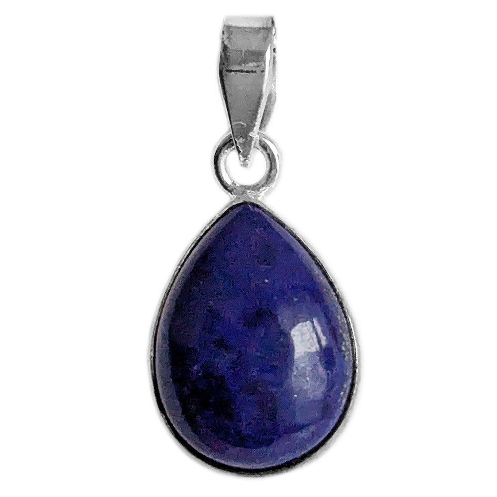 Pendentif lapis-lazuli en argent massif 925