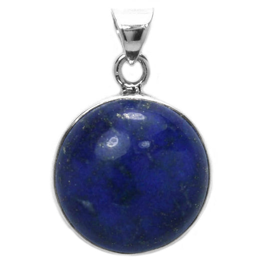 Lapis lazuli sterling silver pendant