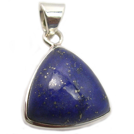 Pendentif lapis-lazuli en argent massif 925