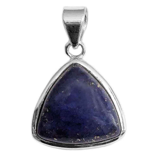 Pendentif lapis-lazuli en argent massif 925