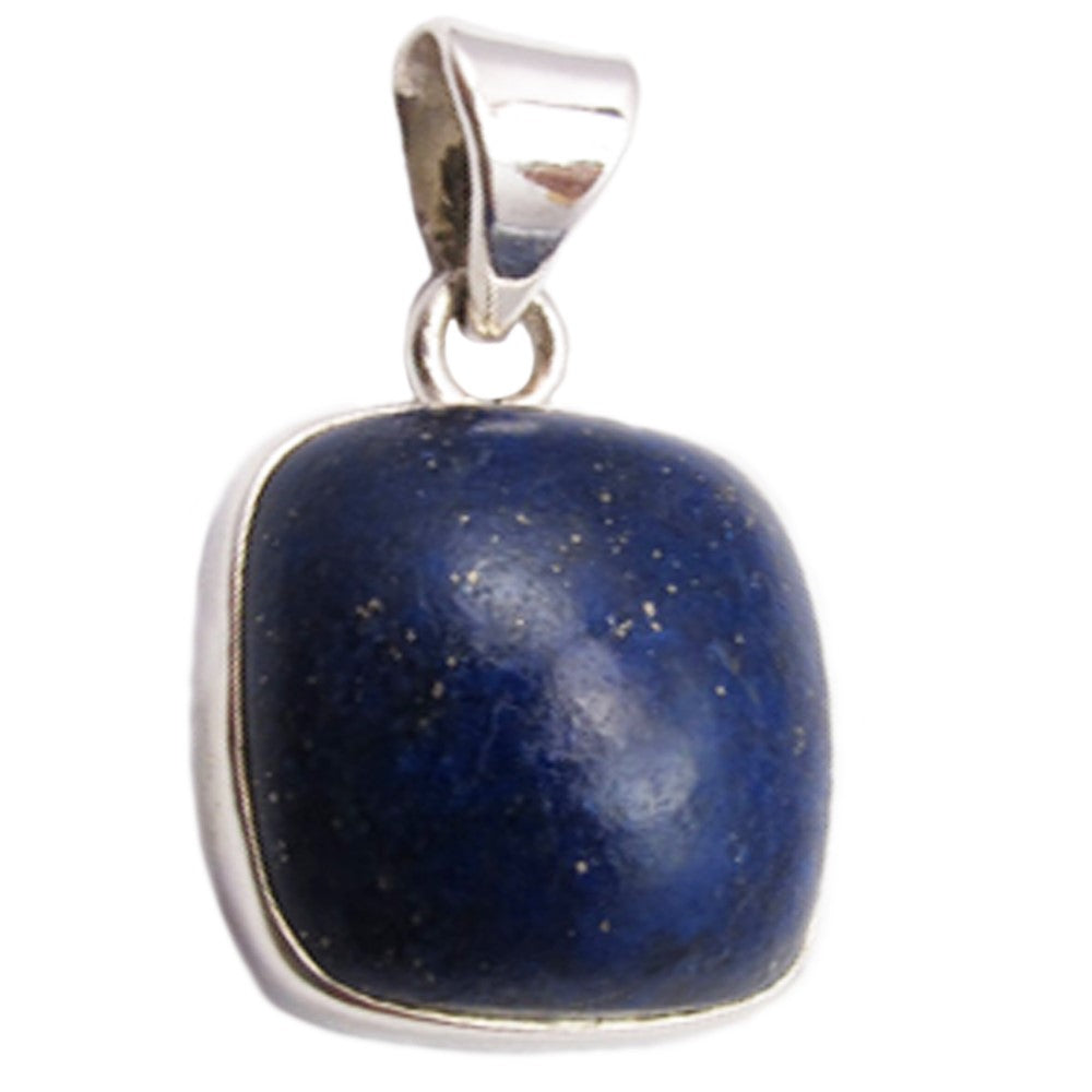 Pendentif lapis-lazuli en argent massif 925