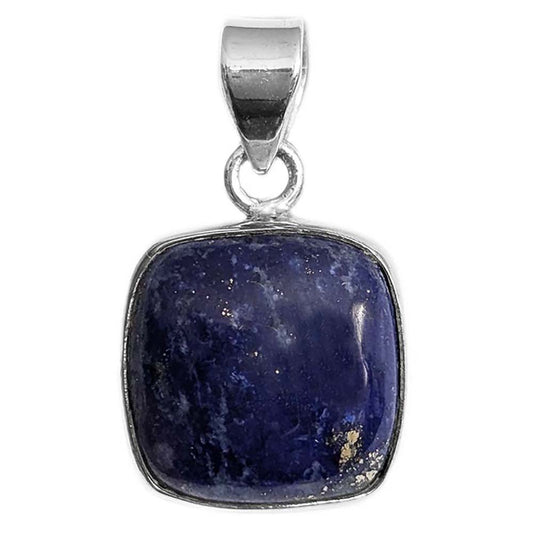 Lapis lazuli sterling silver pendant