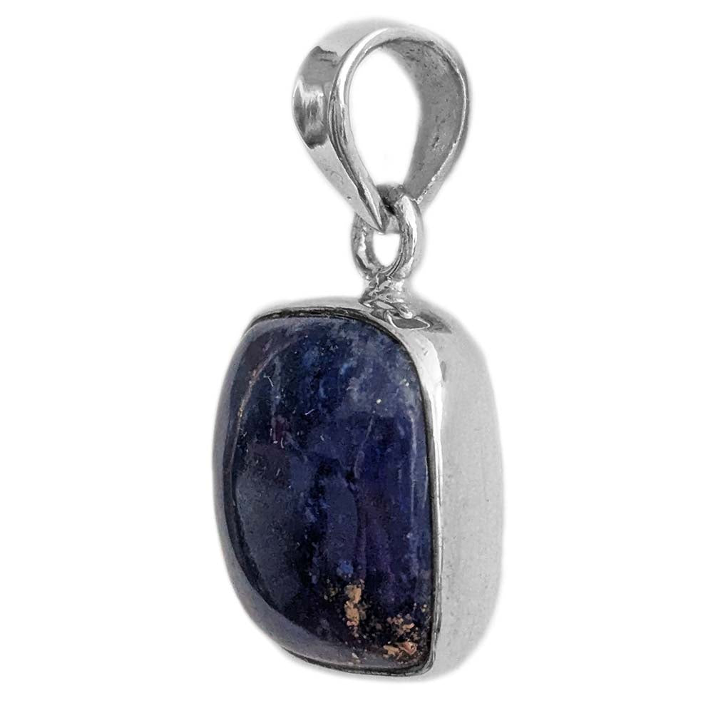 Pendentif lapis-lazuli en argent massif 925