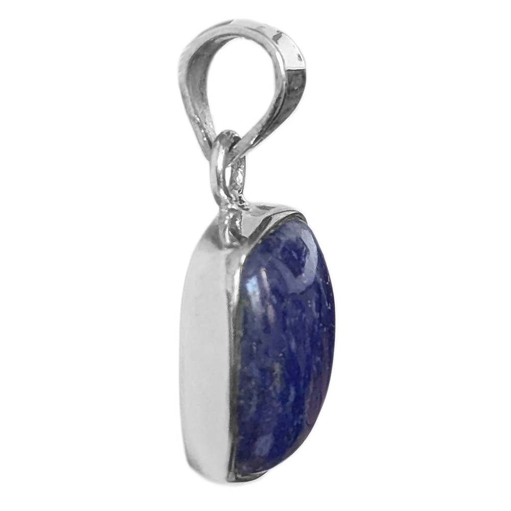 Pendentif lapis-lazuli en argent massif 925