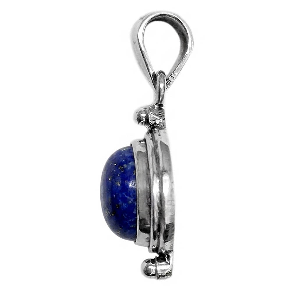 Pendentif lapis-lazuli en argent massif 925