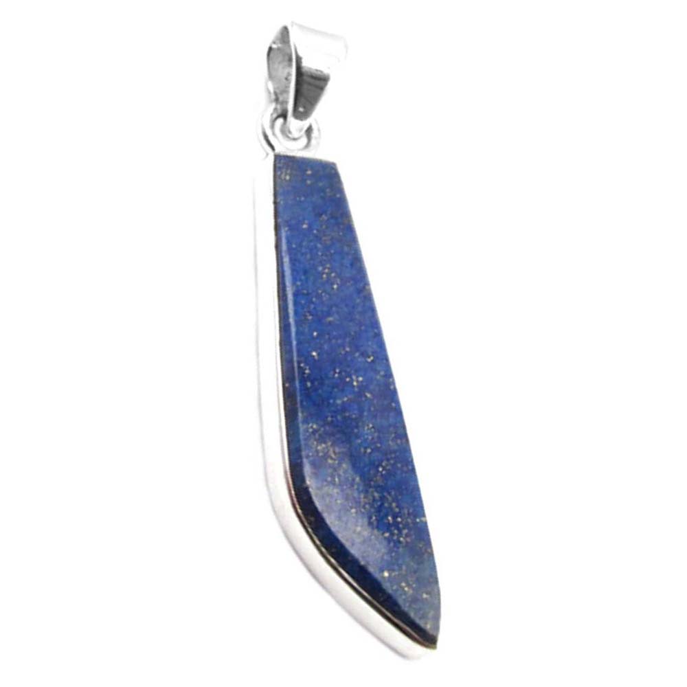 Pendentif lapis-lazuli en argent massif 925