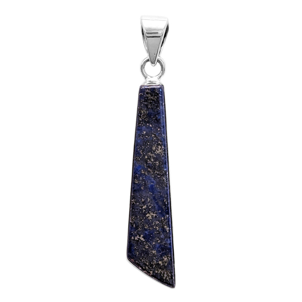 Pendentif lapis-lazuli en argent massif 925