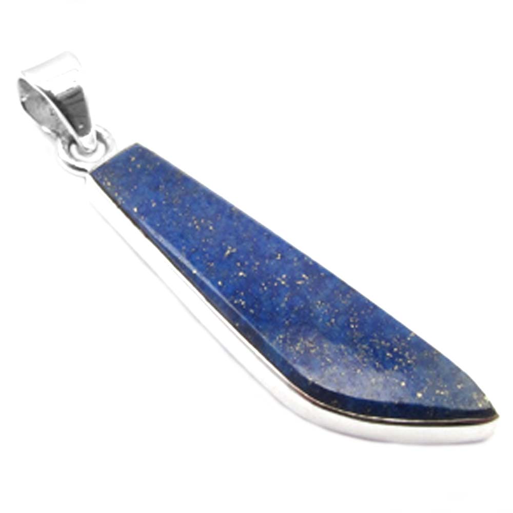 Pendentif lapis-lazuli en argent massif 925