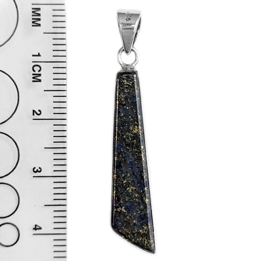 Pendentif lapis-lazuli en argent massif 925
