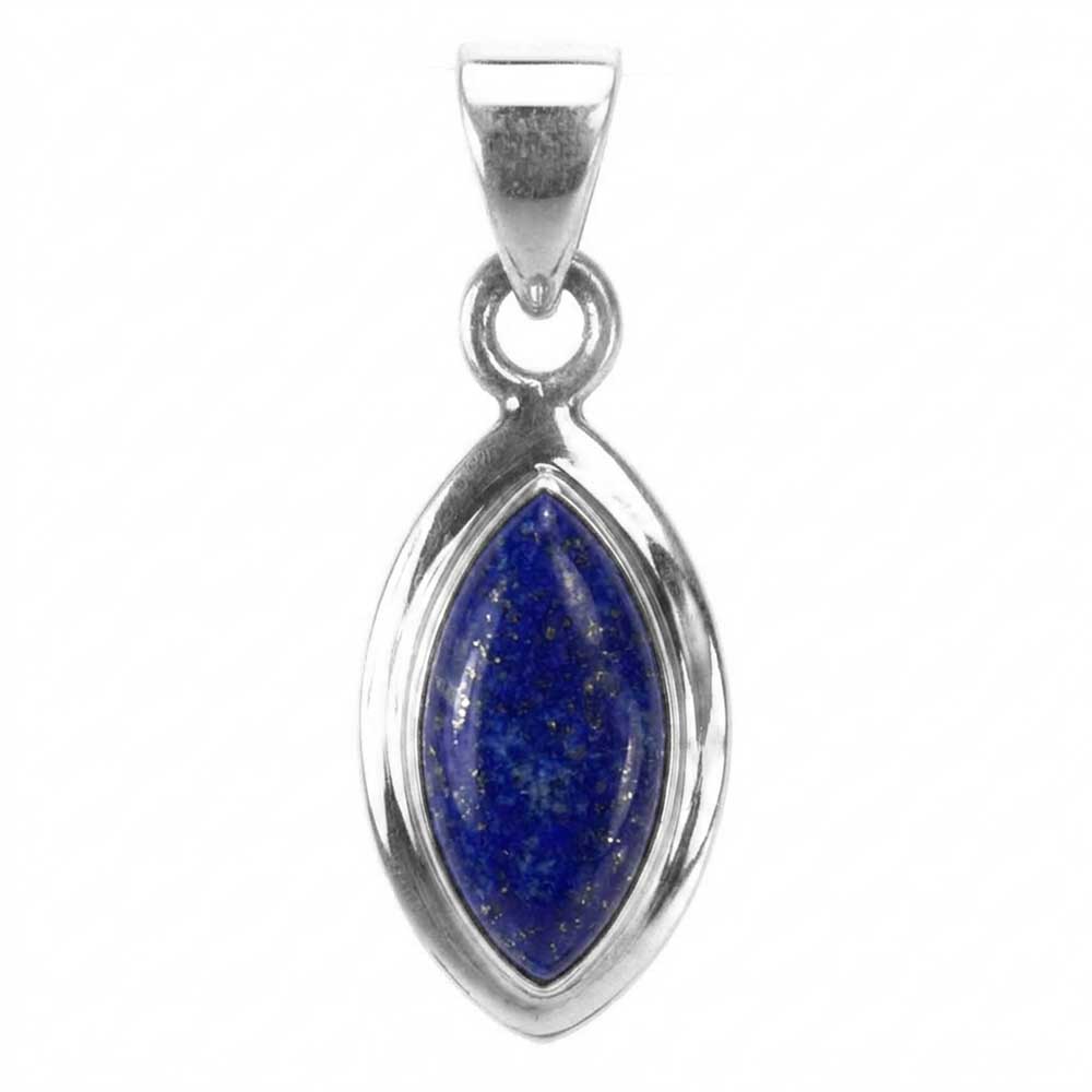 Lapis lazuli pendant in sterling silver 925