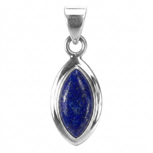 Lapis lazuli pendant in sterling silver 925