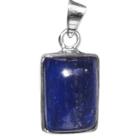 Pendentif lapis-lazuli en argent massif 925