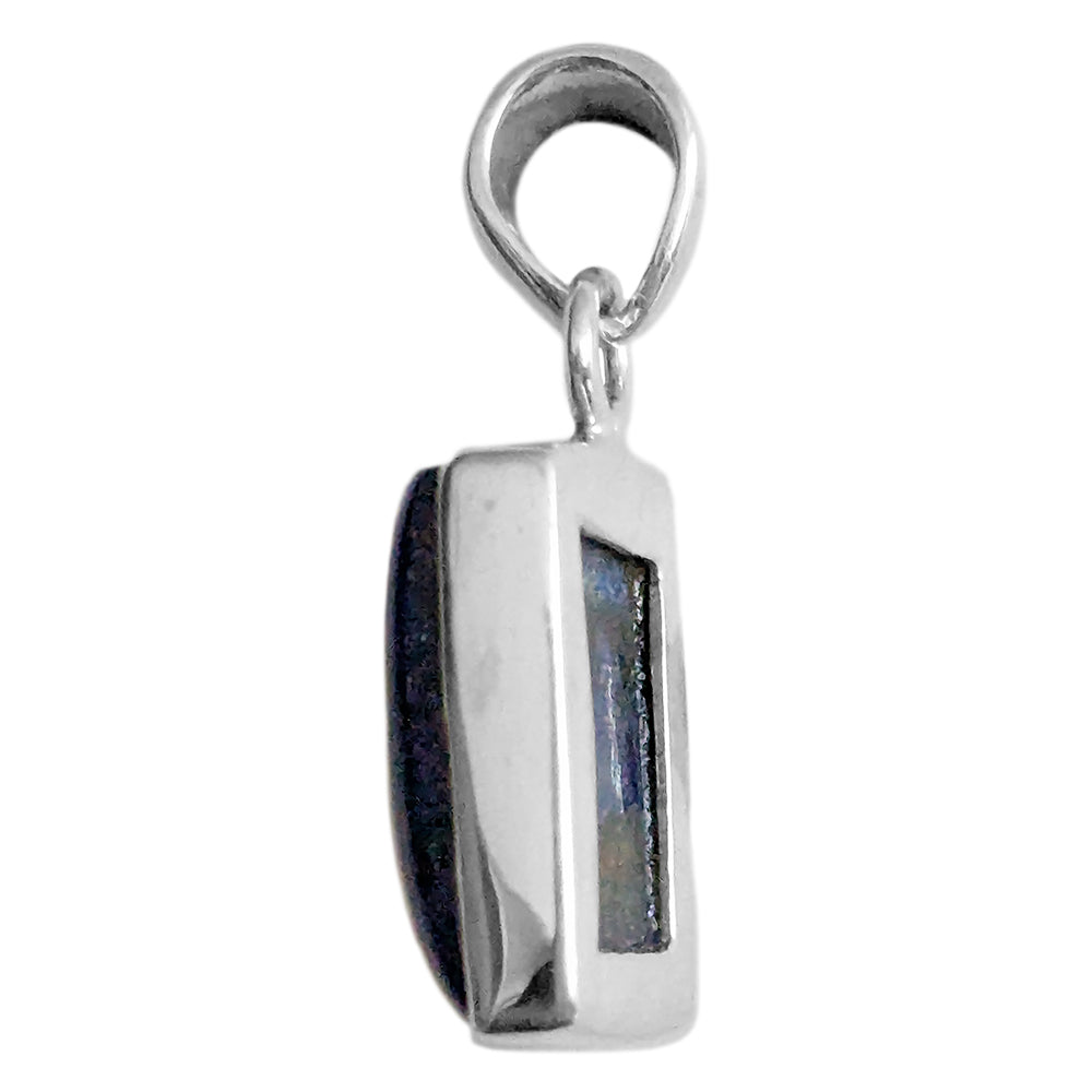 Pendentif lapis-lazuli en argent massif 925
