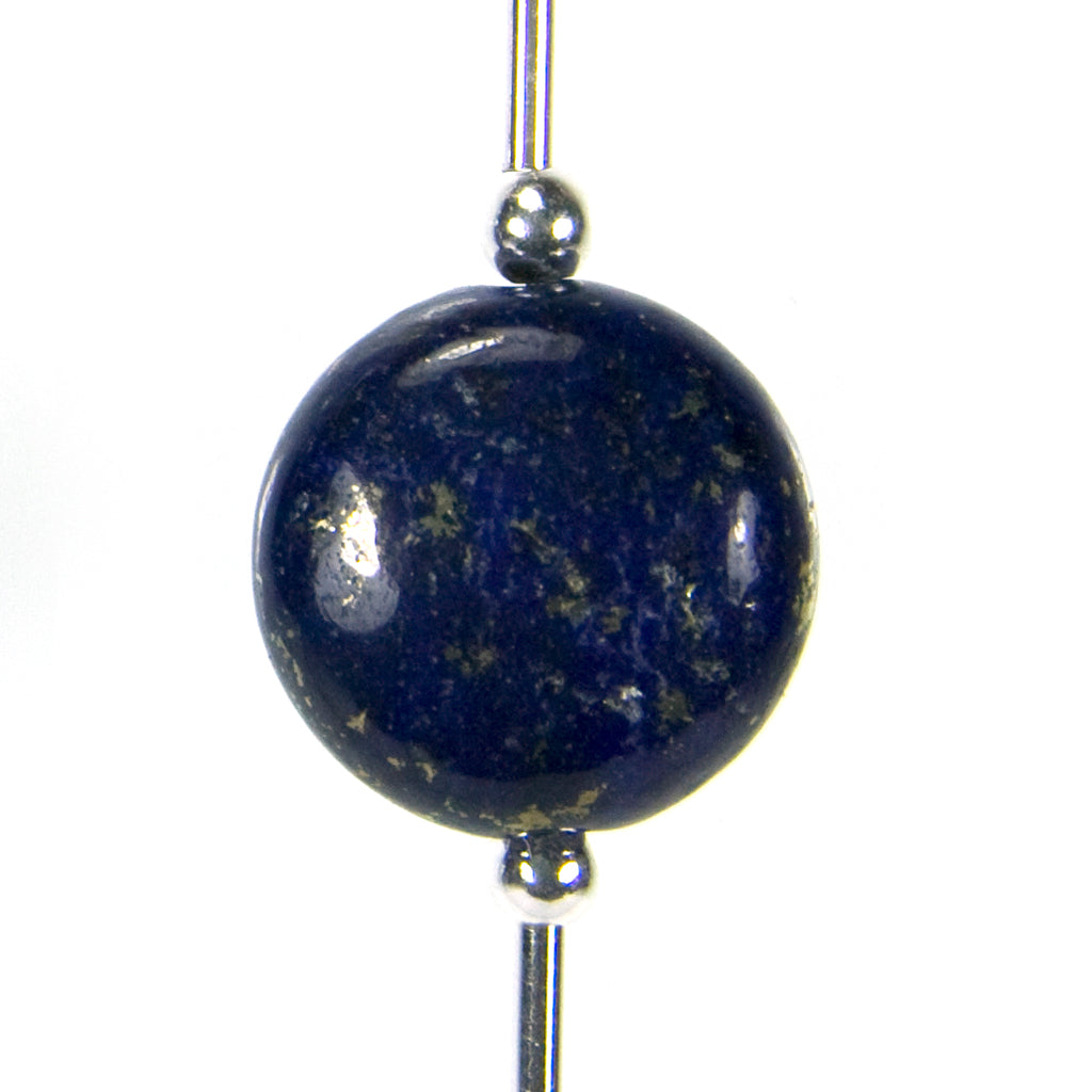 Pendentifs d’oreilles lapis-lazuli en argent massif 925