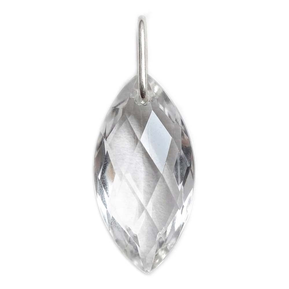 Pendentif cristal en argent massif 925