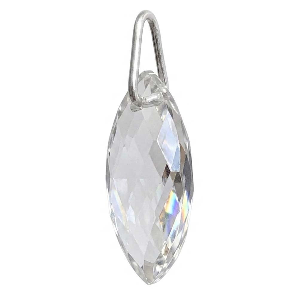 Pendentif cristal en argent massif 925