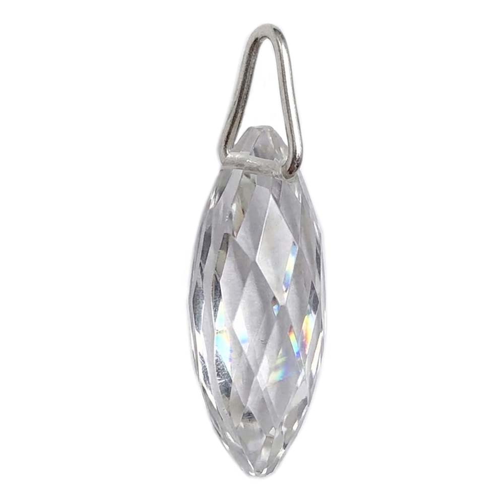 Pendentif cristal en argent massif 925