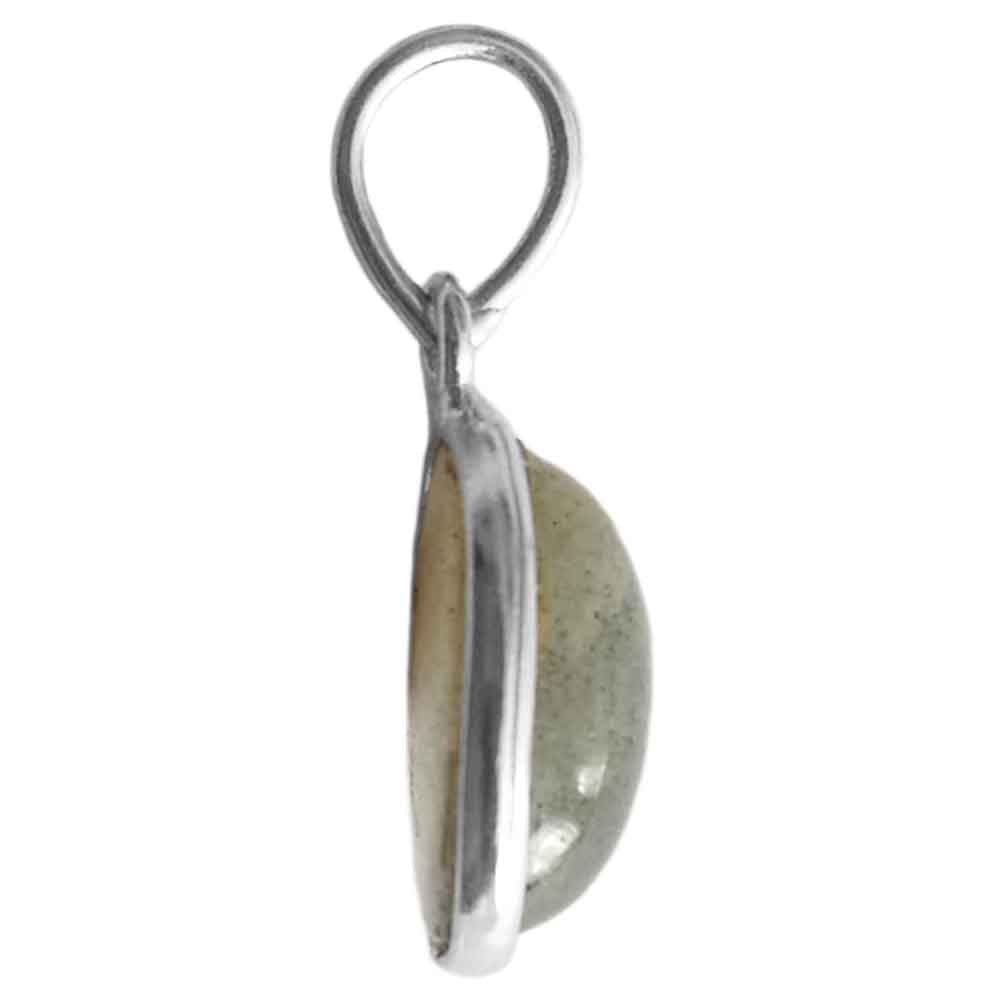 Pendentif labradorite en argent massif 925