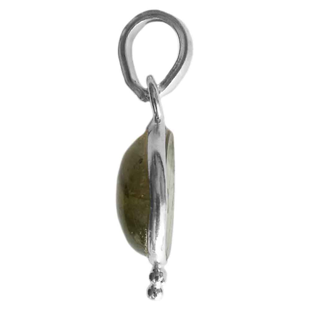 Pendentif labradorite en argent massif 925