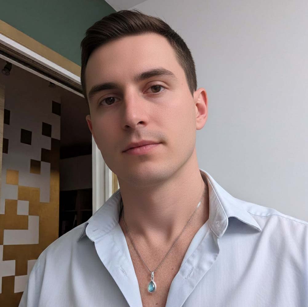 Pendentif labradorite en argent massif 925