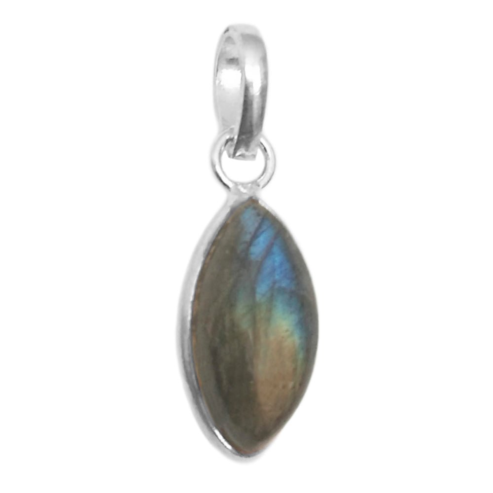 Labradorite sterling silver pendant