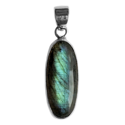 Labradorite pendant in sterling silver 925