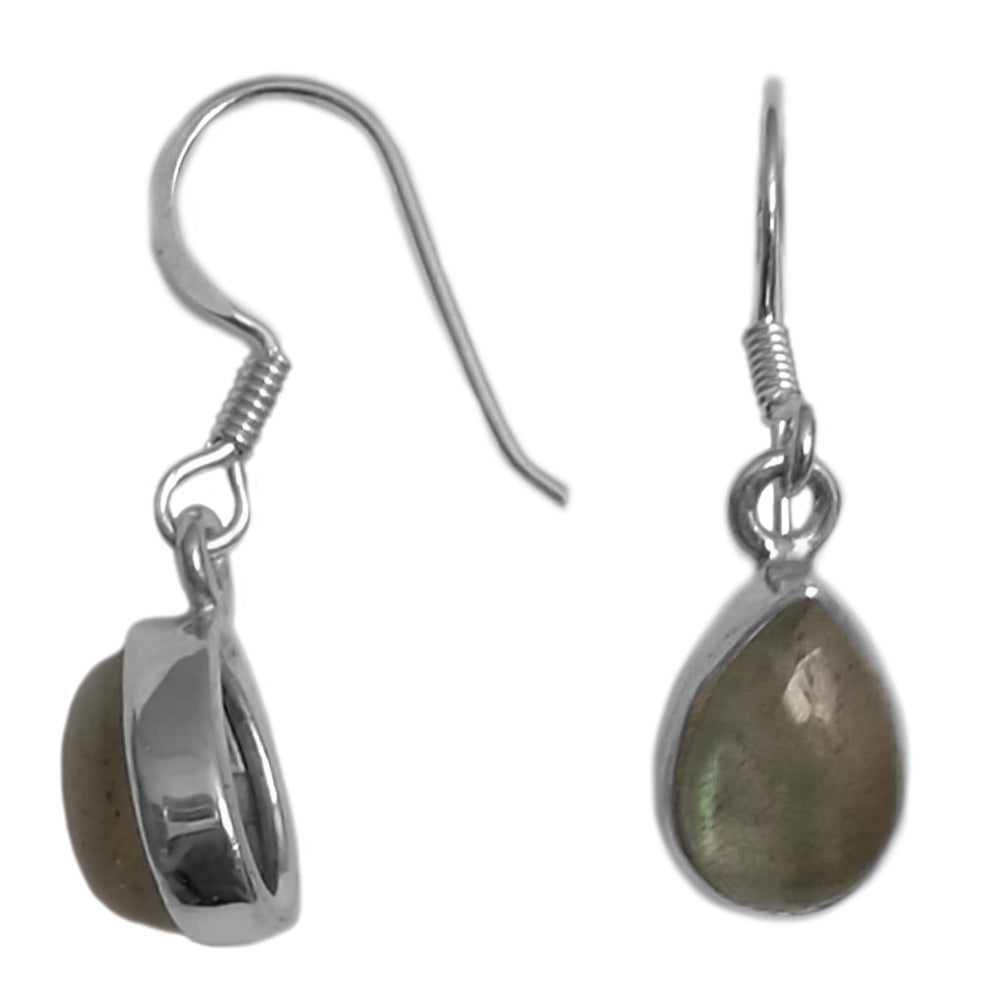 Boucles d’oreilles labradorite en argent 925