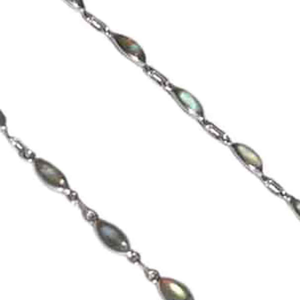 Collier labradorite en argent massif 925